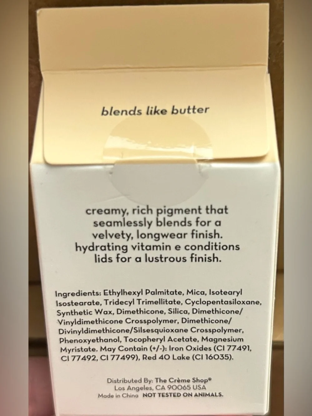 The Crème Shop Croissant Crème Eyeshadow - Neutral Beige